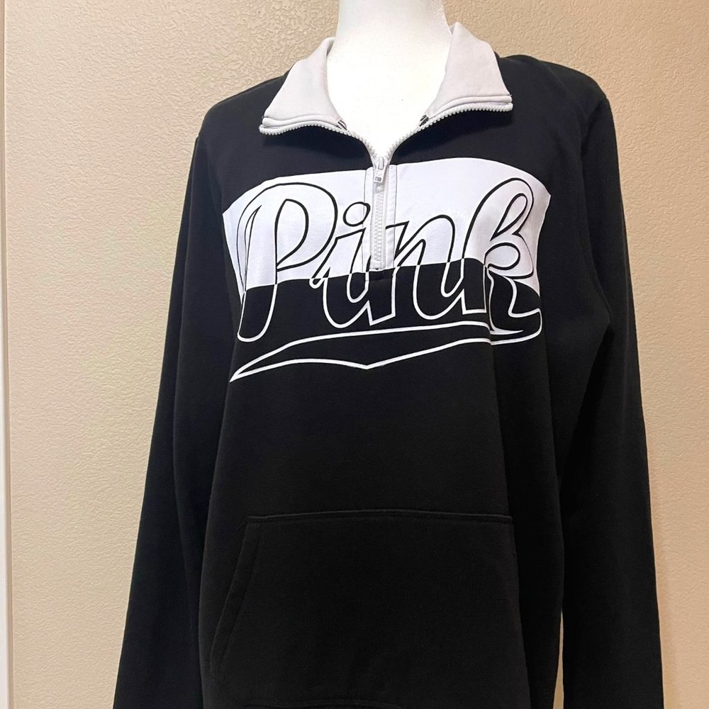 PINK Victoria's Secret Half Zip Sweatshirt Large